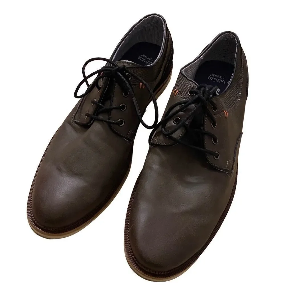 Sonoma Lace Oxford Brown Vitalize by Ortholite Sole 10.5